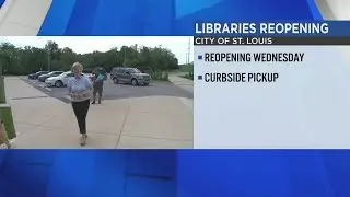 St. Louis public libraries to reopen after being closed for months due to COVID-19