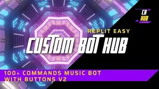 Music Bot v2 With Buttons 24/7 Hosting With Replit (Easy)
