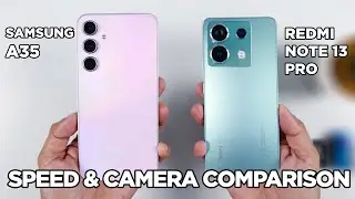 Samsung A35 vs Redmi Note 13 Pro SPEED TEST & CAMERA Comparison | Zeibiz