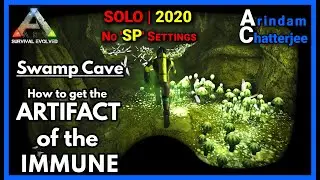 Ark - (SOLO) ARTIFACT OF THE IMMUNE, Completing the SWAMP CAVE on foot (Easiest Way) - S2E3