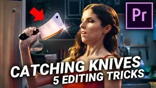 CATCH A KNIFE in Premiere Pro (5 Editing Tricks)