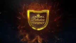 Magic Gold Particles Logo Reveal Intro animation | 4 Versions
