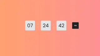 How To Create Clock in HTML CSS And JAVASCRIPT | Step By Step