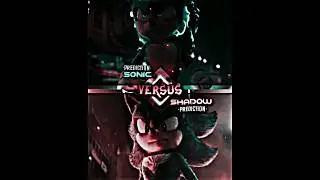 Sonic (Movie) VS Shadow (Movie) | Prediction | #edit #1v1 #shorts #sonic #battle