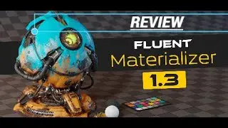 blender addon review-Fluent : Materializer - Material Tool Suite