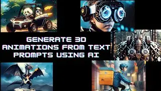 Generate 3D Animations using AI Animation Generator| Text to Animation AI