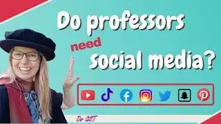 DO PROFESSORS NEED SOCIAL MEDIA?! University academics, should we be on social media platforms?