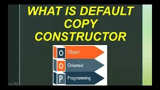 Default copy constructor in c++ | what is default copy constructor in c++ | program 13.12 page 406