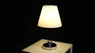 Лампа настольная ARTE LAMP Elba Е27 1x60Вт хром