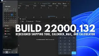 Snipping Tool Refreshed | Windows 11 Build 22000.132 Hand's On