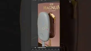 3D Ice Cream in Blender || How to make ice cream in blender || beginner tutorial