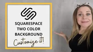 How To Create A Split Color Background using CSS // Squarespace CSS Tutorial