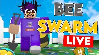 🔴LIVE! Grinding Bee Swarm Simulator With YOU!