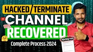 RECOVERED 101% Hacked /Terminate Channels | My YouTube Channel is Terminated after Hacked