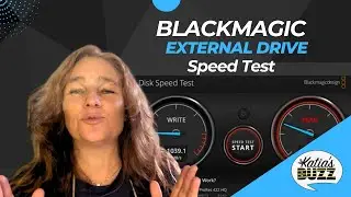 Blackmagic Disk Speed Test Tool for Video Editors - How fast is your External Drive