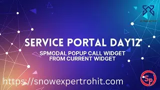 Service Portal D12 - spModal popup call widget from current widget