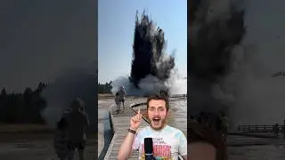 Yellowstone geyser has MASSIVE eruption