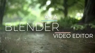 Basic video editing in Blender!!