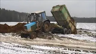 Выпил C2H5OH сел на трактор и погнал. Трактора в грязи.