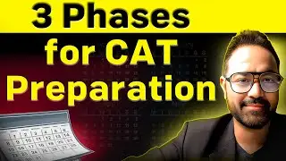 3 Phases of CAT Preparation  | Monthly Guide | How to Build your Strategy