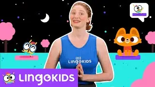 BEDTIME YOGA 🛏️🧘 Stretch and Sleep Better | YOGA FOR KIDS | Lingokids