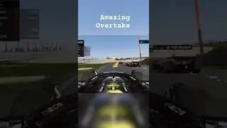 How to overtake around the outside #f123 #clips #autoracing #motorsportf1 #gaming