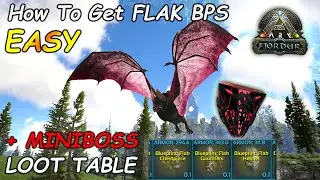 How To Easily Farm FLAK BLUEPRINTS | Ark FJORDUR BPS