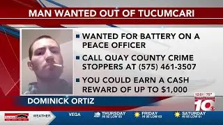 VIDEO: Man wanted in NM for felony charges, including battery on peace officer