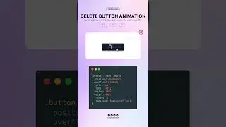 delete button animation #html #css #javascript #coder #programming