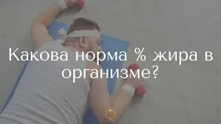 Какова норма % жира в организме?