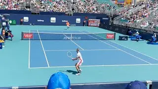 Tommy Paul vs Alejandro Davidovich Fokina Miami Court Level View 3R Highlights [4K]