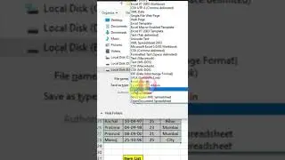 How to save excel selected area into pdf 
