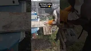 Первые сварочные швы полуавтоматом 