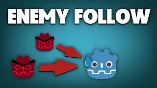 ENEMY FOLLOWING PLAYER in GODOT in 1 MINUTE