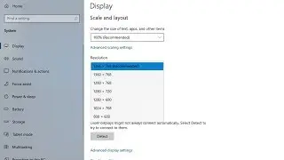 How to Change the Screen Resolution on Windows 10