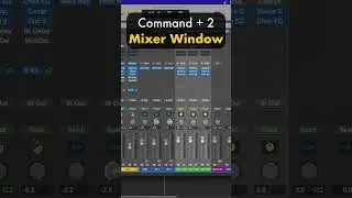 3 Logic HOTKEYS in under 30 seconds | How To Open Main Window, Mixer and Piano Roll