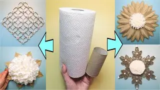 These are My Interesting Ideas for Recycling Paper Rolls! Cheap and Spectacular Home Decor Craft DIY