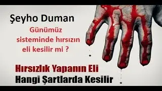 Günümüz sisteminde hırsızın elleri kesilir mi ? Şeyho Duman