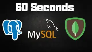 Run Postgres, MySQL and MongoDB in under 60 seconds with docker 