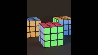 Modeling Rubik's Cube in Blender (Timelapse)