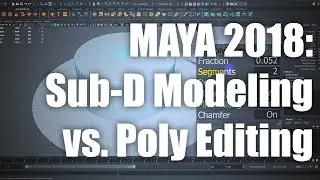 Sub Division (Smooth) Modeling vs Poly Editing