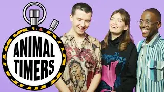 Sex Education Cast Get REALLY Competitive | Animal Timers