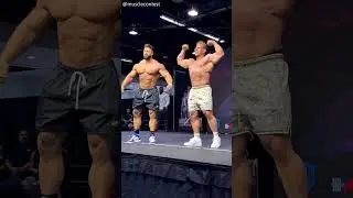 BODY BUILDING LEGEND JAY CUTLER SHOWS HIS EXCELLENT SHAPE AT THE AGE OF 50 IN FRONT OF PHIL HEATH