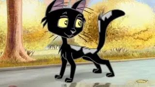 Песенка про черного кота.Детская песенка жил да был черный кот за углом.Сестра моя!Идеи рукоделия!