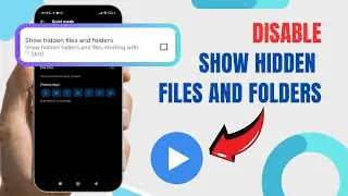 Disable Show Hidden Files And Folders On MX Player. |Technologyglance