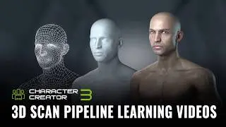 Character Creator 3 - 3D Scan Pipeline Learning Videos Trailer