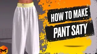 How to make Pants Stay on Marvelous Designer | Preventing Garment Slippage