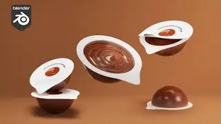 How to Create Chocolate Cream in Blender Tutorial For Beginners 