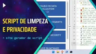 WINDOWS - PRIVACIDADE, COLETA DE DADOS E LIMPEZA DE RASTROS