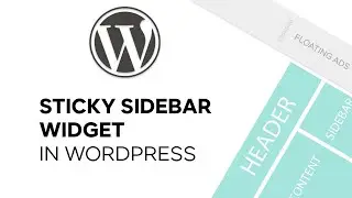 Fixed/Sticky WordPress Widget: Create Sticky Sidebar Widget or Floating Ads